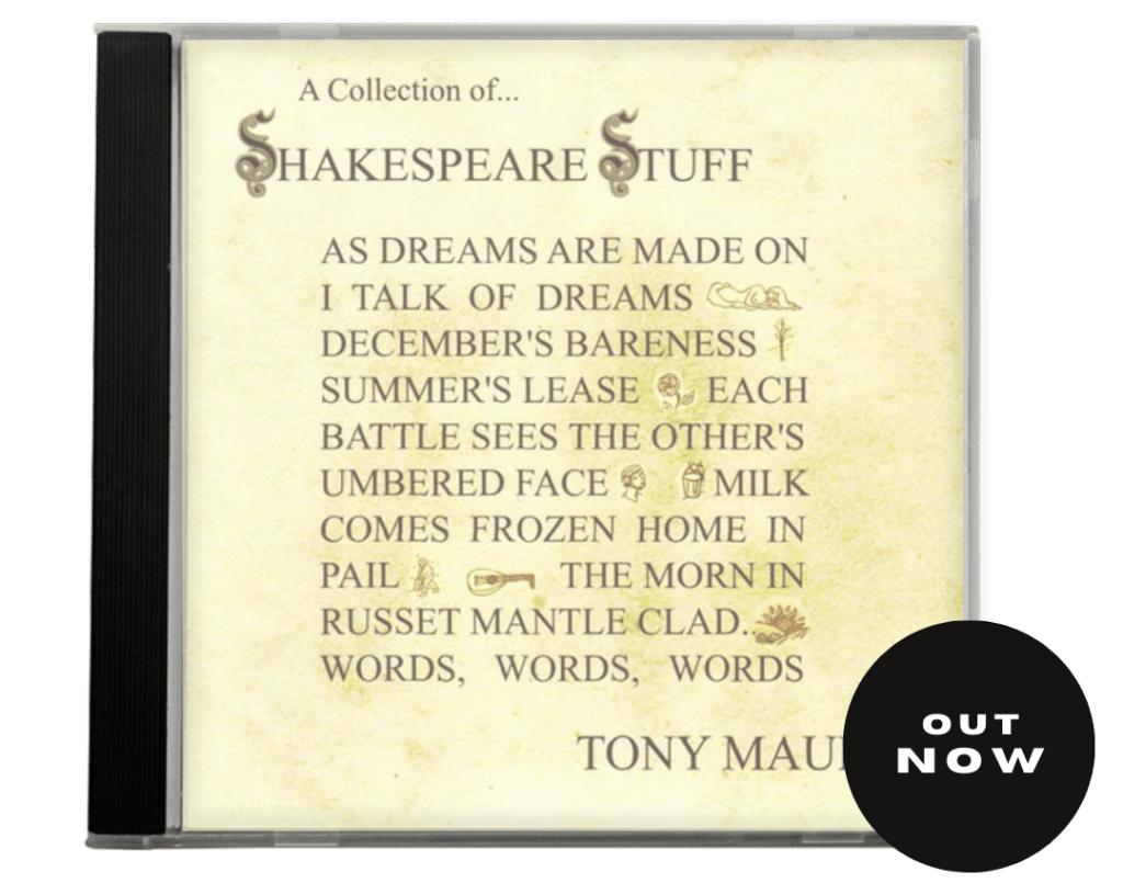 Shakespeare music album A Collection of Shakespeare Stuff by Tony Maude